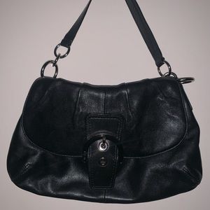 Black coach purse